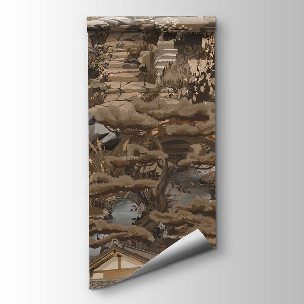 Fototapeta Krajina s horou a jezerem (Katalogové číslo: t01062v1)