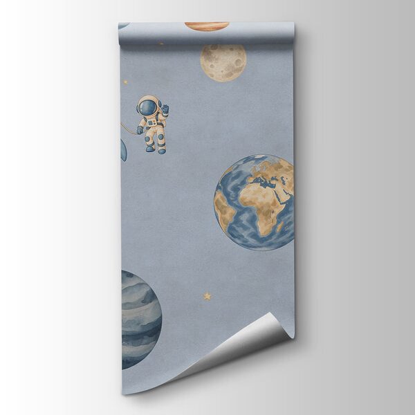 Fototapeta Uspořádání planet a raket (Katalogové číslo: t01128v1)